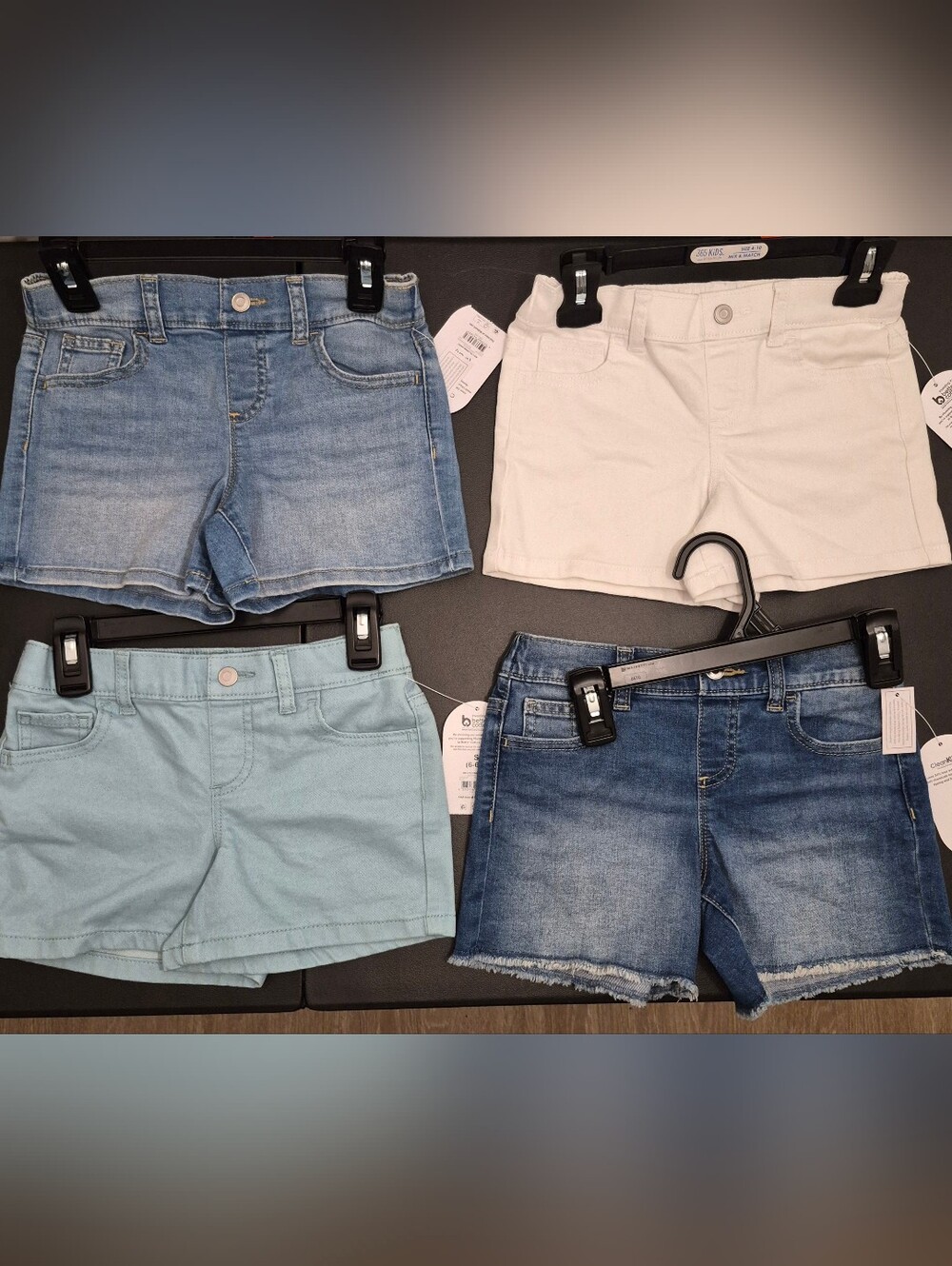 Girls 6/6X Summer Shorts Bundle 4Pairs